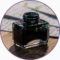 decorative inkwell